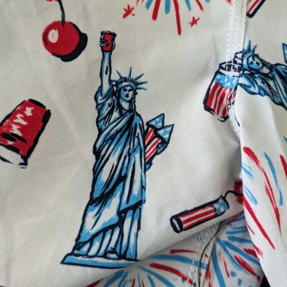 Vans Men 28 Waist NWT Era Boardshort American Fourth of July 042025 - Picture 8 of 9
